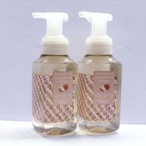 Bath & Body Works COCONUT LIME VERBENA Gentle & Clean Foaming Hand Soap (2 pcs)